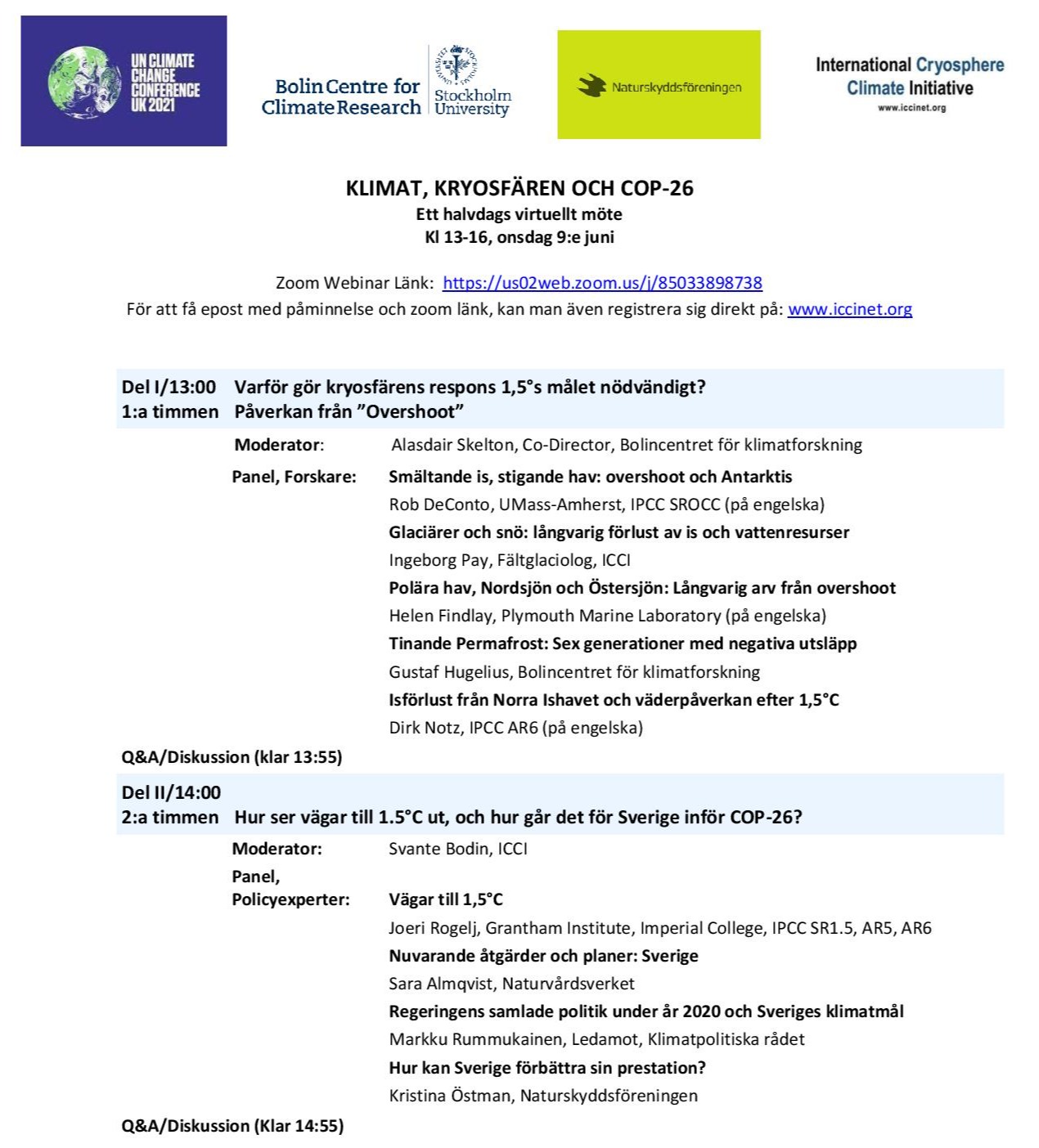 ICCI – International Cryosphere Climate Initiative