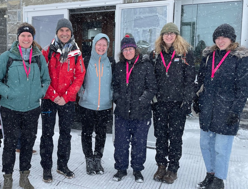 The International Cryosphere Climate Initiative staff at Jungfraujoch research station in Switzerland. 