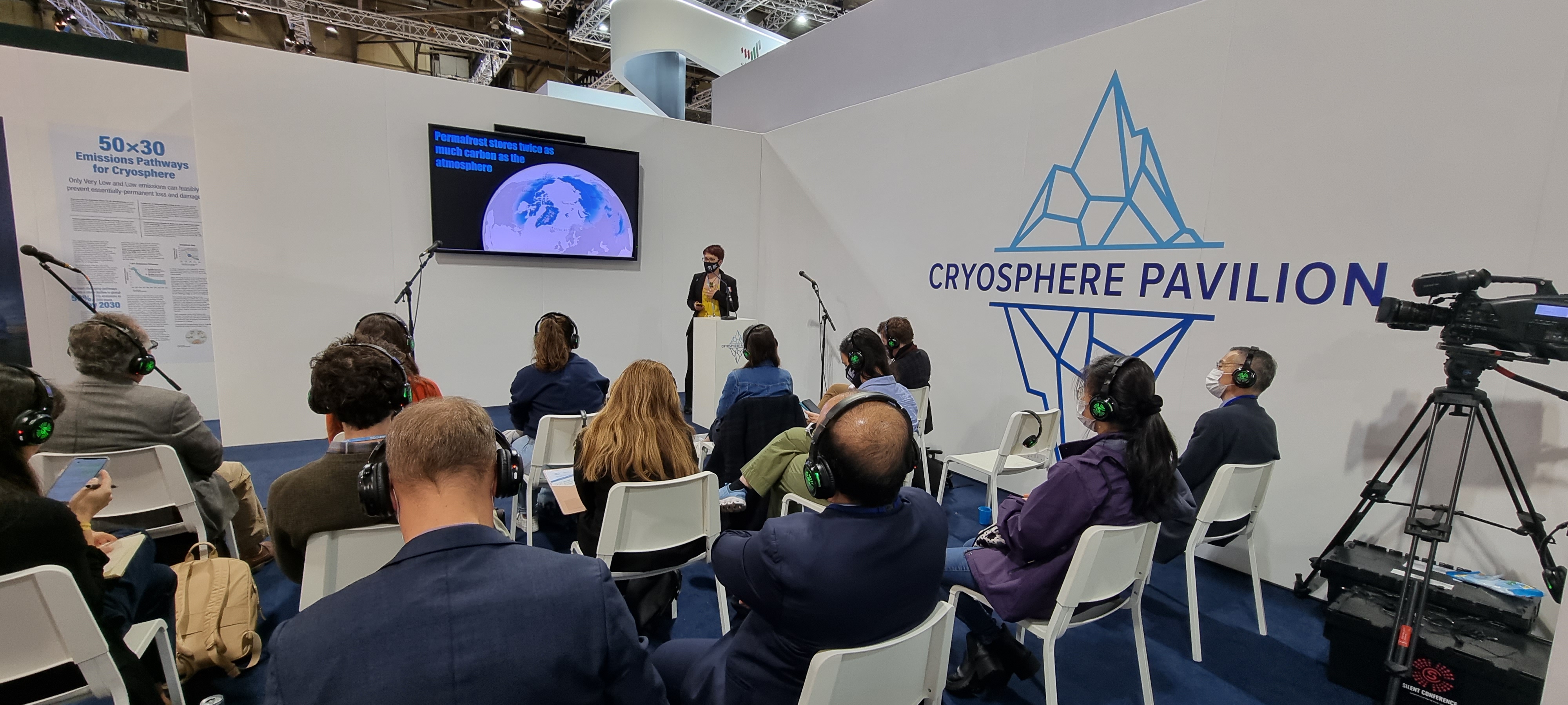 A Cryosphere Pavilion side event at COP 26