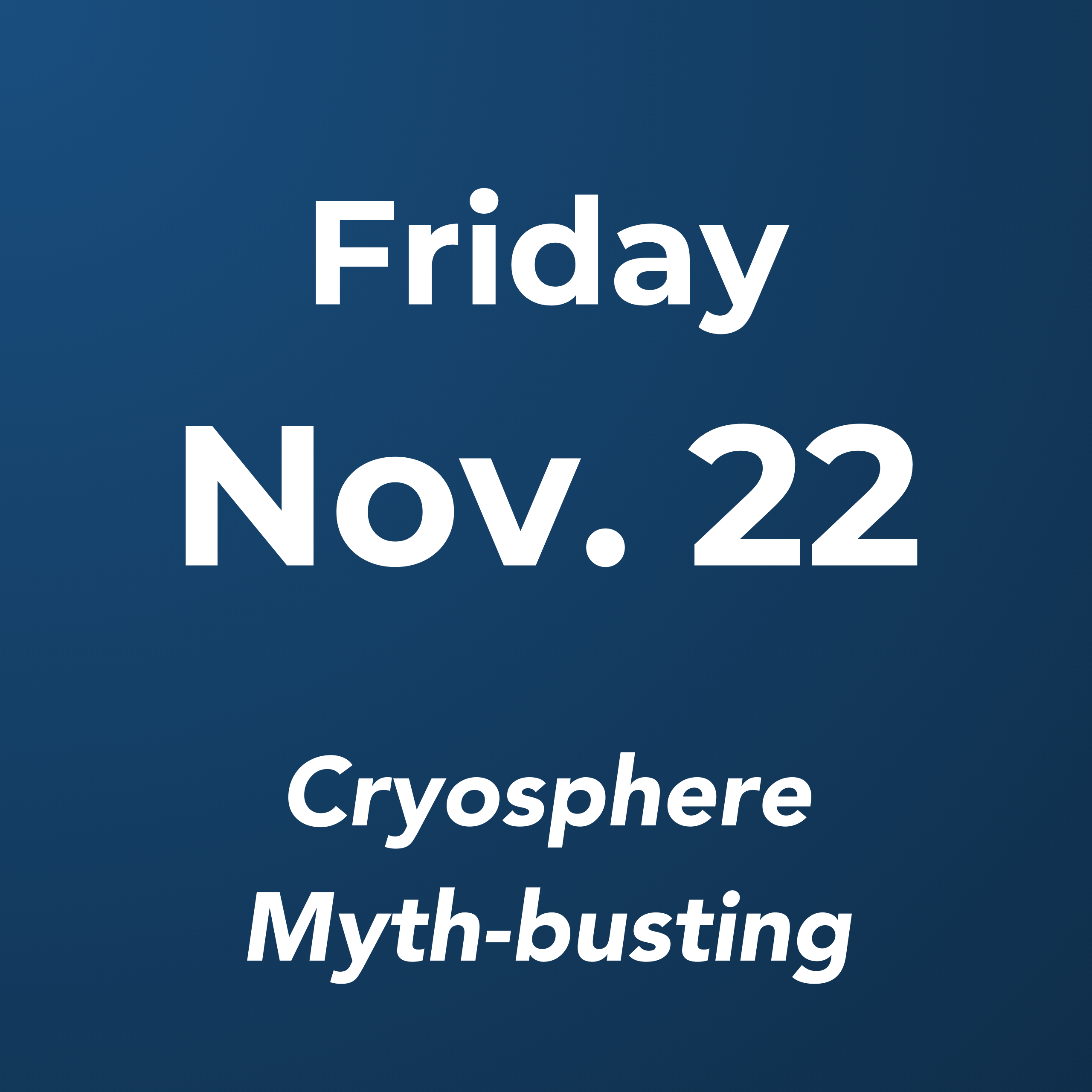 ICCI – International Cryosphere Climate Initiative